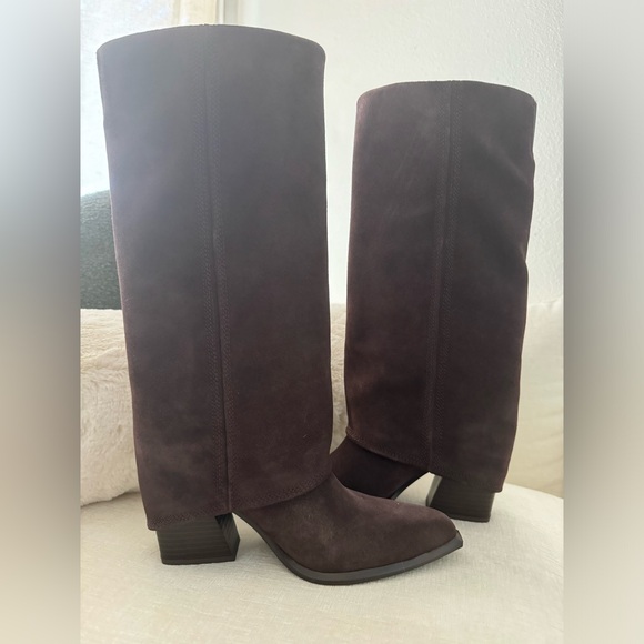 Nine West brand new brown suede fall boot - Picture 1 of 5